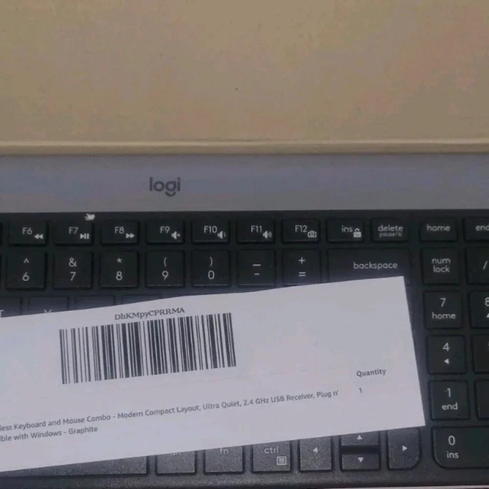 Logitech Slim Wireless Keyboard and Mouse Combo MK470